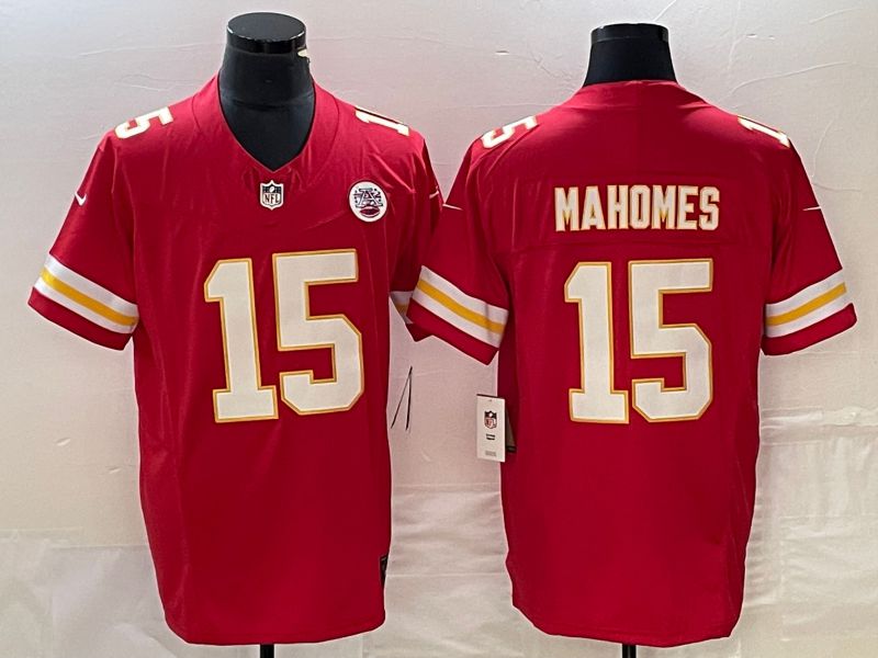 Men Kansas City Chiefs #15 Mahomes Nike Red Vapor Limited NFL Jersey->san francisco 49ers->NFL Jersey